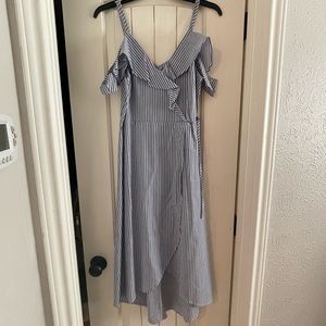 BP faux wrap dress